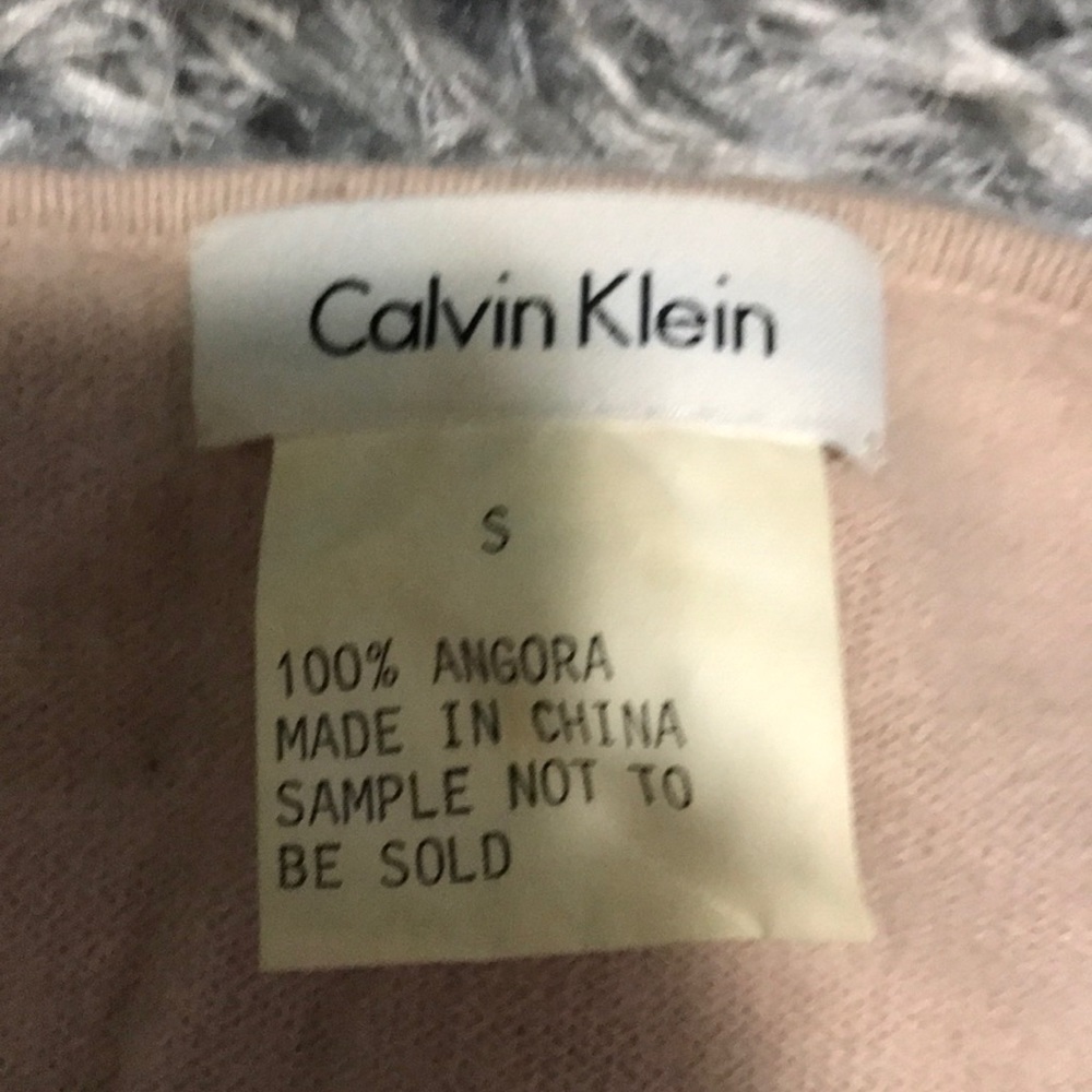 Calvin Klein 100% Angora Sweater w/ Bugle beads! - Picture 6 of 6